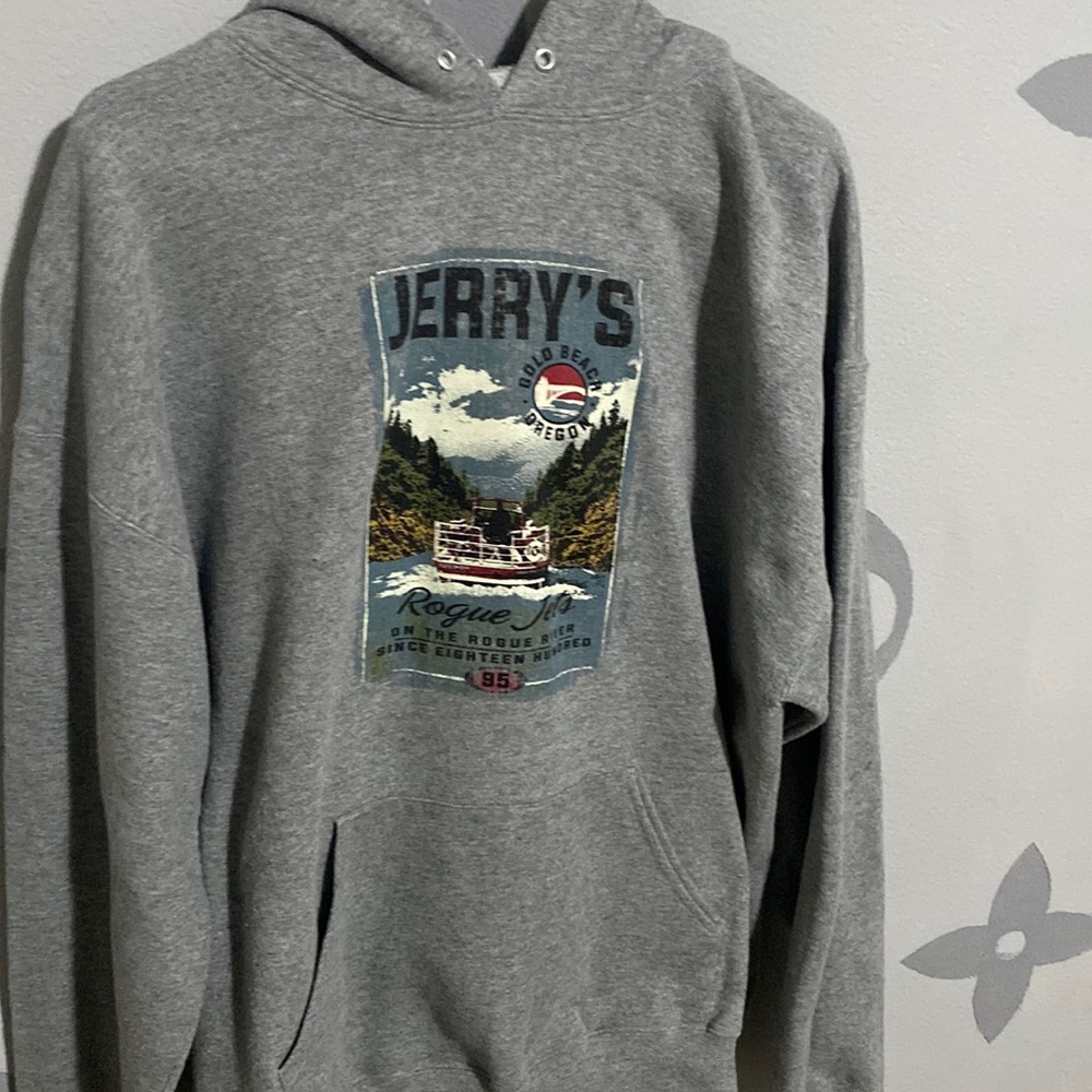 Grey Jerry’s graphic hoodie